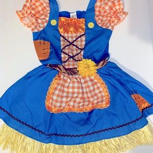 Scarecrow costume for girls, Size M 8-10